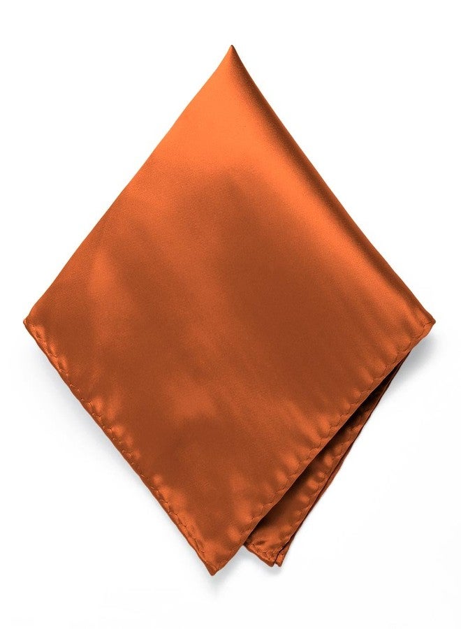 tiemart منديل جيب فاخر من تيمارت (برتقالي محروق) - Image 1